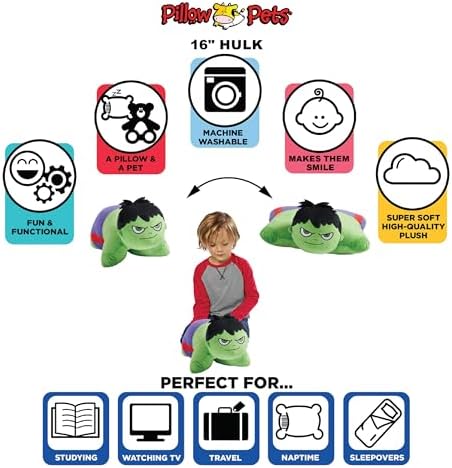 Marvel Large Hulk Plush Pillow