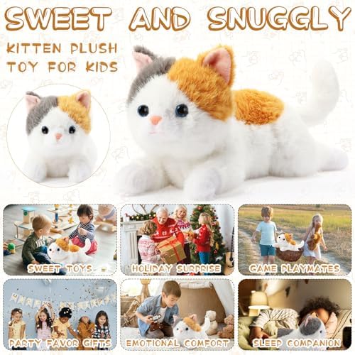 Lunmon Weighted Cat Plush Pillow