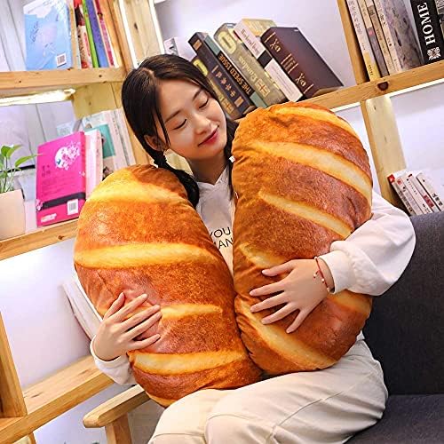 Levenkeness 3D Toast Bread Plush Pillow