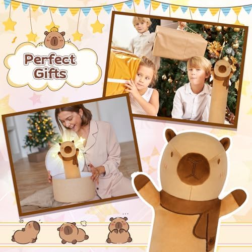 JEROKUMI 18inch Capybara Plush Pillow
