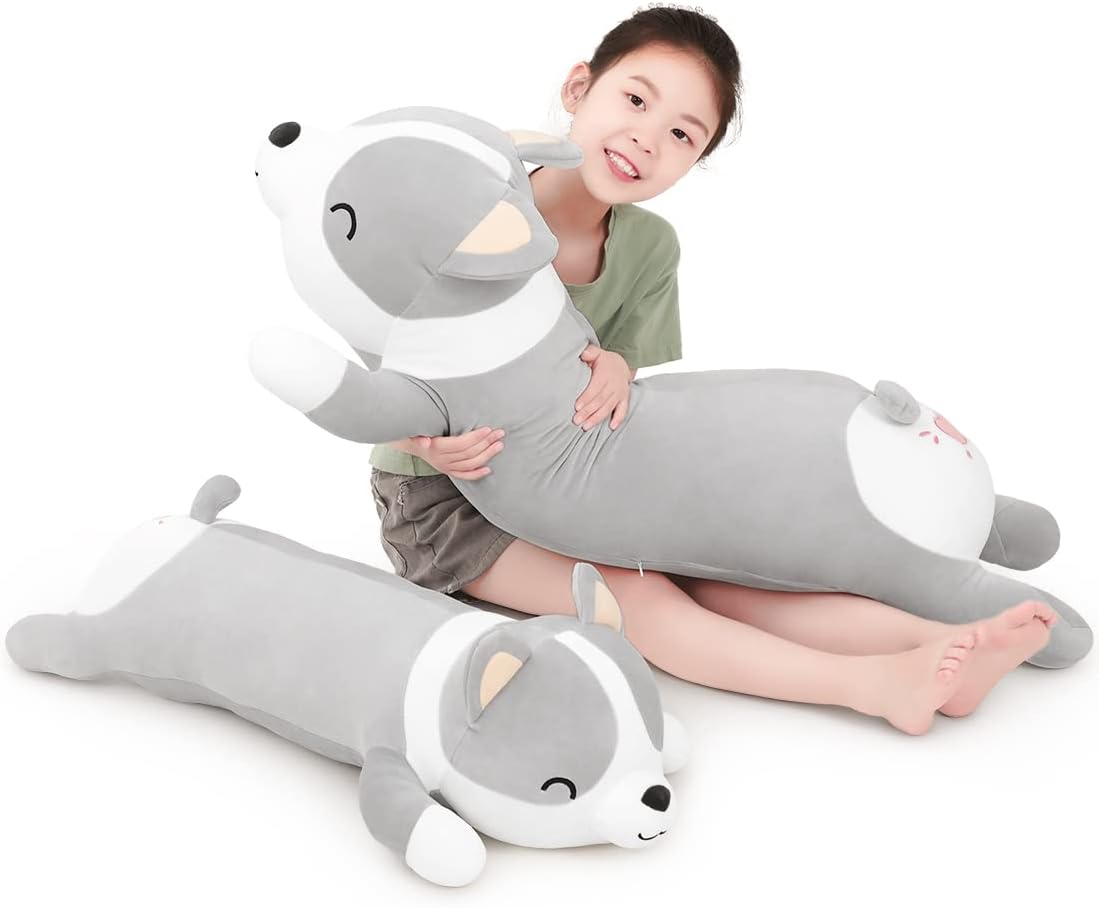 Yeqivo Shiba Inu Plush Pillow for Girls Kids