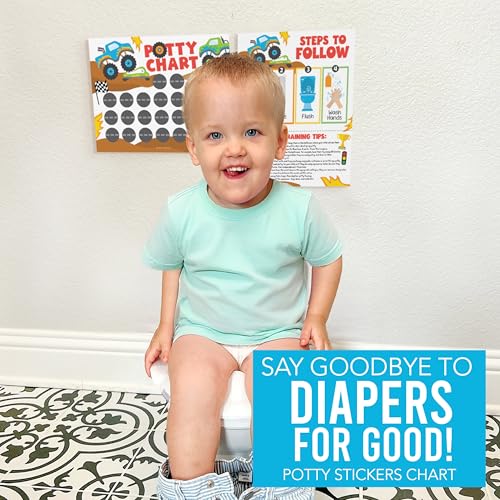 Hadley Designs Potty Training Chart for Toddlers Boys