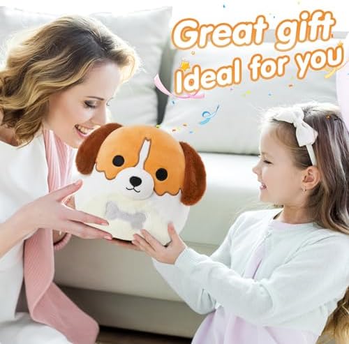 10 Inch Beagle Dog Plush Pillow