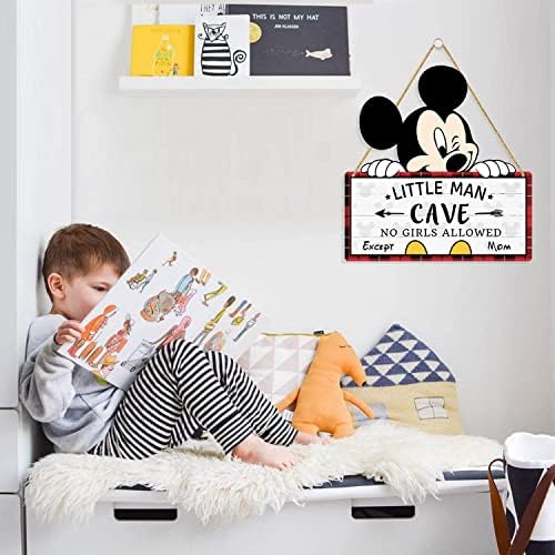 Little Man Cave Wooden Wall Sign