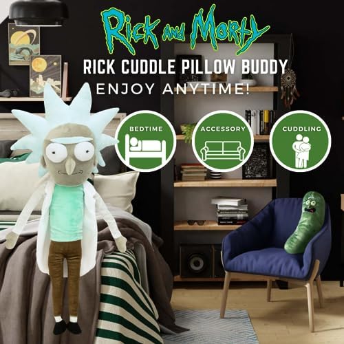 Franco Rick Morty Super Soft Plush Pillow