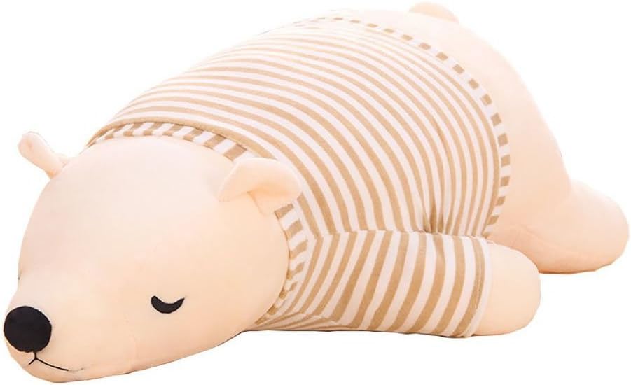 MMTTAO 24 Inch Stuffed Polar Bear Plush Toy