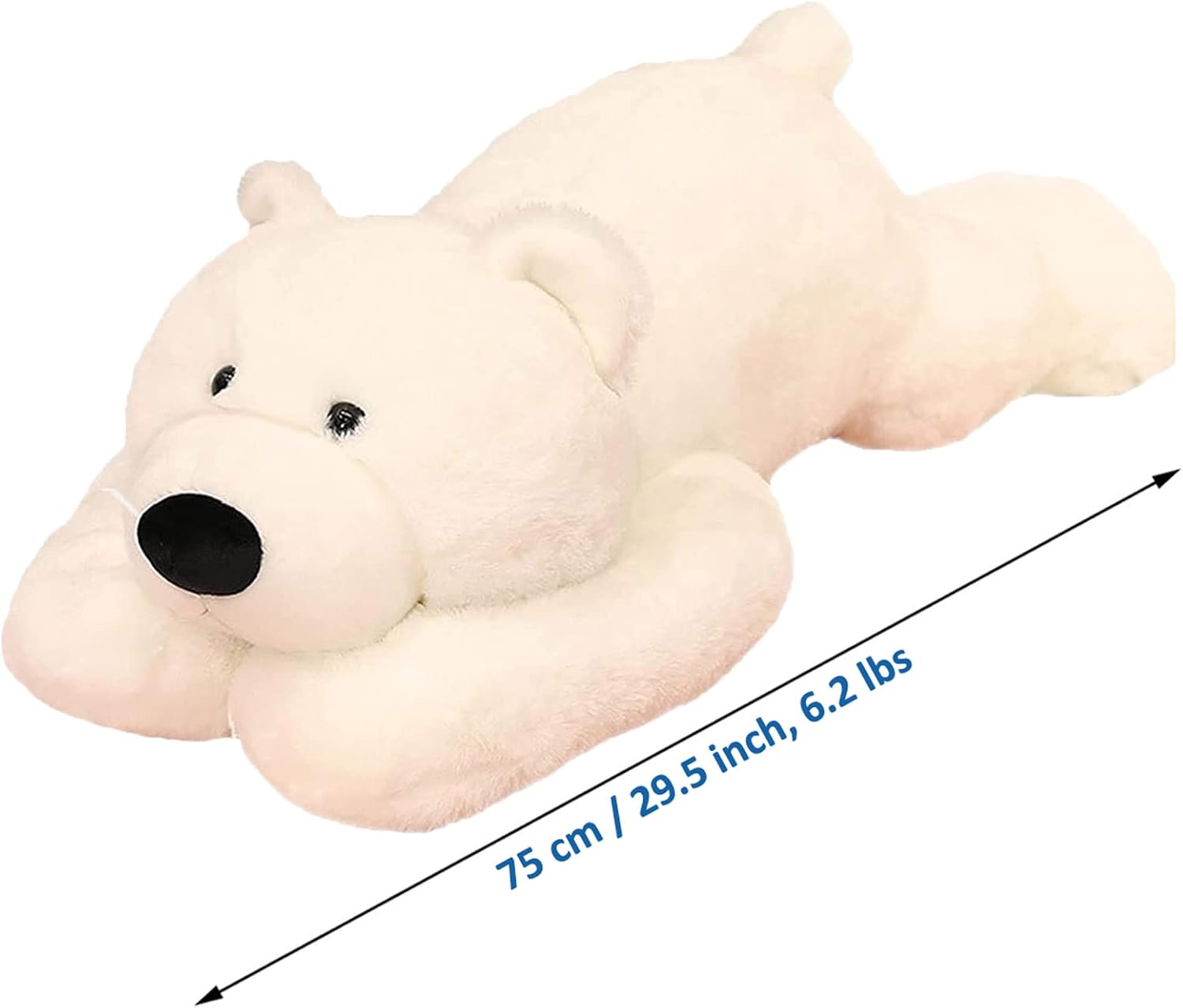 Weighted Polar Bear Plush Toy 62lbs