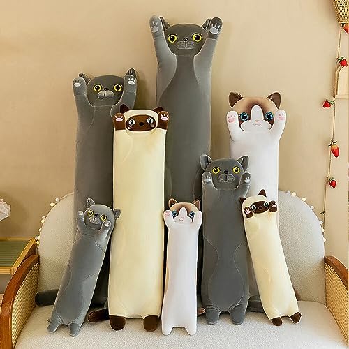 Long Cat Plush Pillow for Kids and Girlfriend