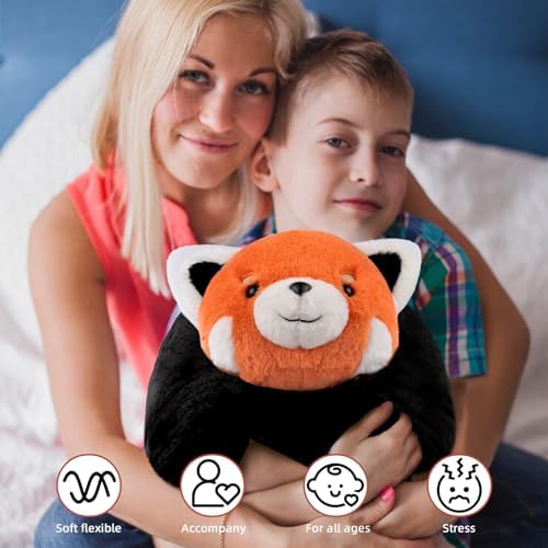 Niuniu Daddy Weighted Red Panda Plush Pillow 1