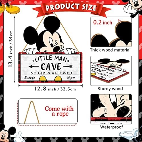 Little Man Cave Wooden Wall Sign