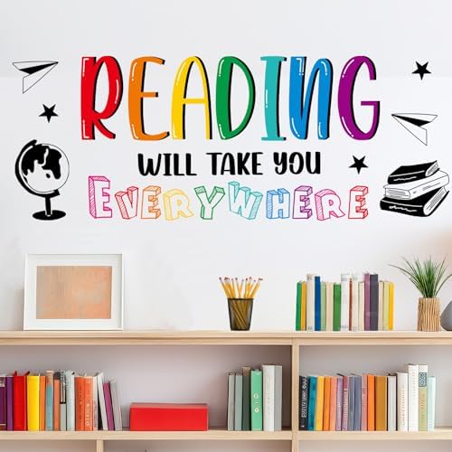 Reading Wall Stickers Classroom Decor