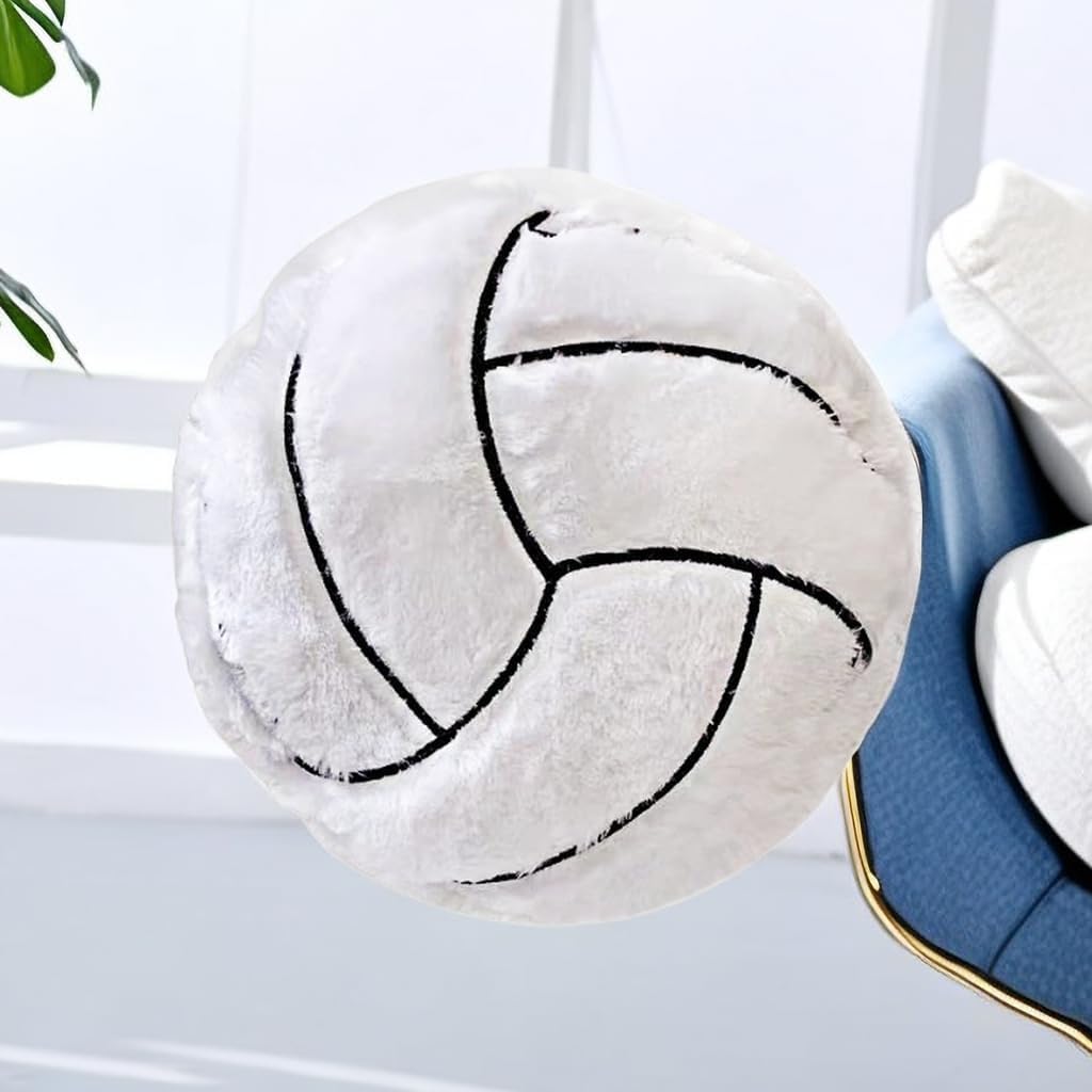 Volleyball Plush Pillow Toy for Kids Room Decoration