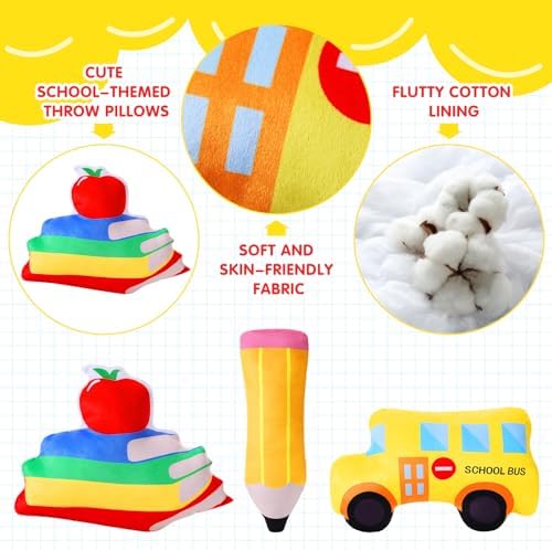 Suzile 3 Pcs 16 Inch Plush Pillow