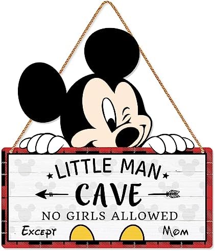 Little Man Cave Wooden Wall Sign