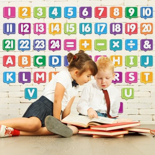 FLYAB Alphabet Number Wall Stickers 1