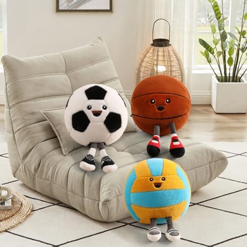 Funny Basketball Ball Pillow with Legs