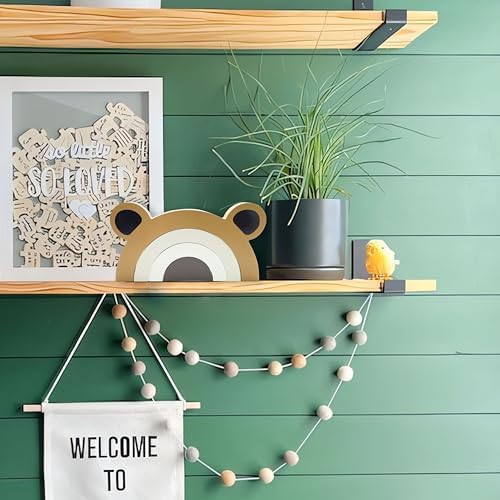 Wooden Bear Rainbow Decor for Nursery Room