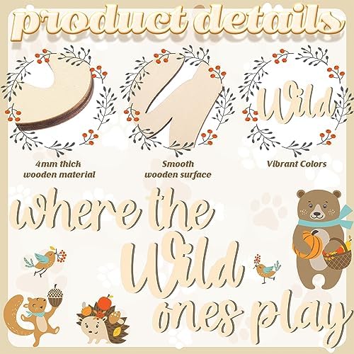 Kigley 5 Pcs Wall Decor for Kids Room