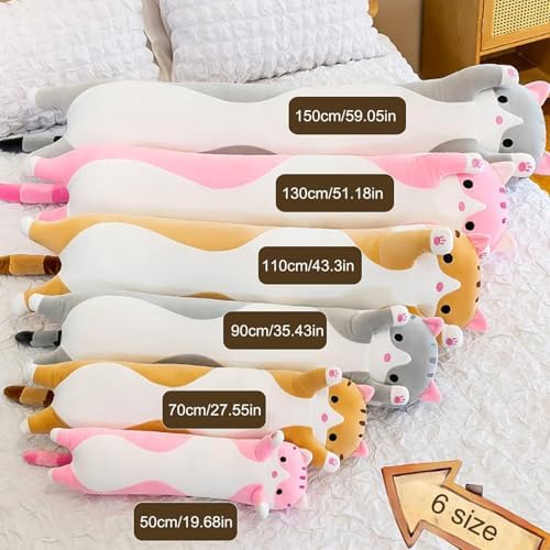 Somao Long Cat Plush Pillow for Kids 1