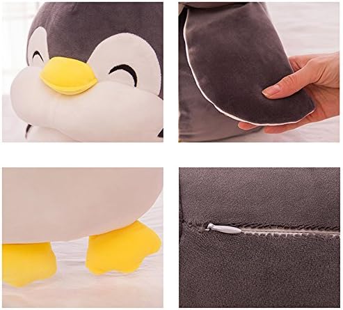 12 Inch Gray Stuffed Penguin Plush Toy 1