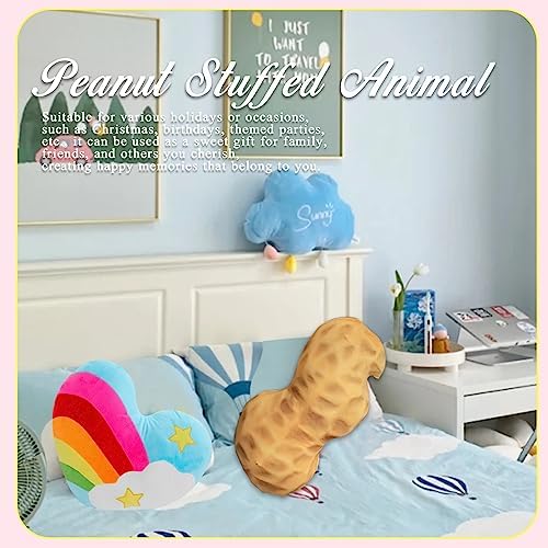 177 In Peanut Plush Stuffed Animal Pillow