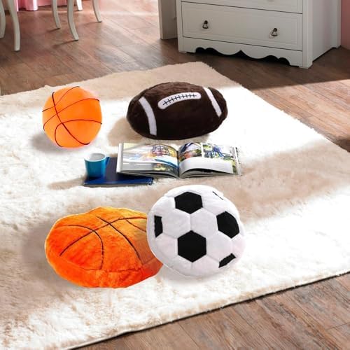 Rugby Sports Pillow for Kids and Adults