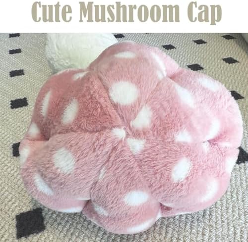 Hofun4U Mushroom Plush Pillow Pink