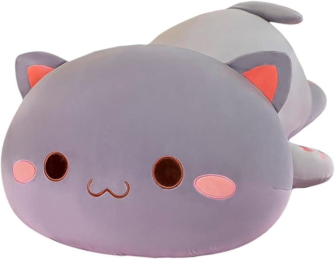 FUYU Kawaii Cat Plush Pillow Toy
