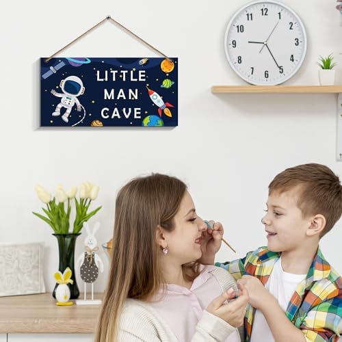 Space Astronaut Little Man Cave Wall Sign