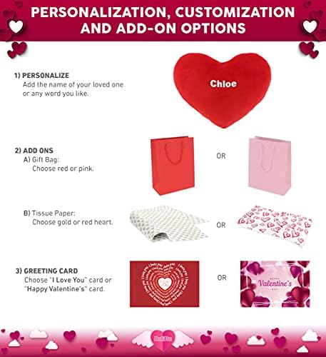 DolliBu I Love You Red Heart Pillow 1