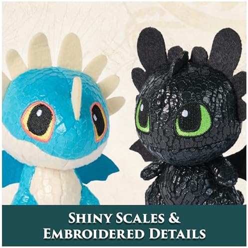 Dreamworks Dragons Toothless Deadly Nadder Plushies