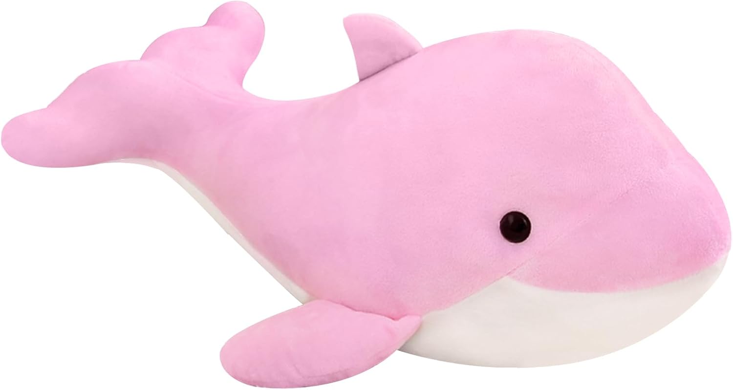 Dolphin Plush Pillow for Kids and Adults