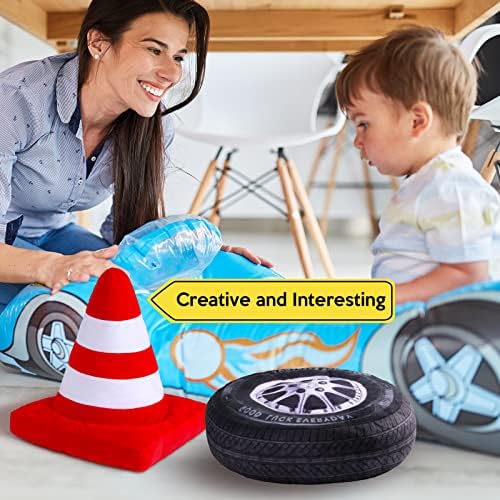 2 Pcs Racing Throw Pillow Room Decor Set