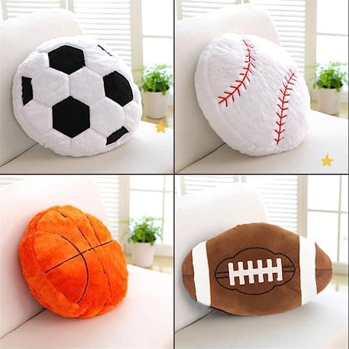 4 Piece Sports Throw Pillow Set