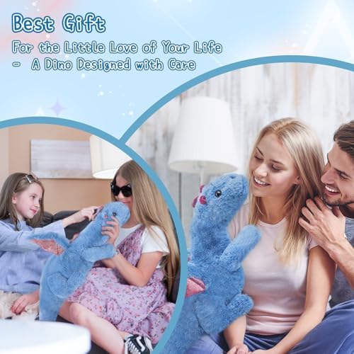 Blue Soft Dragon Plush Toy 2Lbs 275