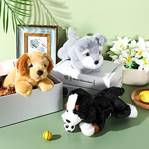 Skylety 3 Pcs Plush Dog Pillow Toy Set
