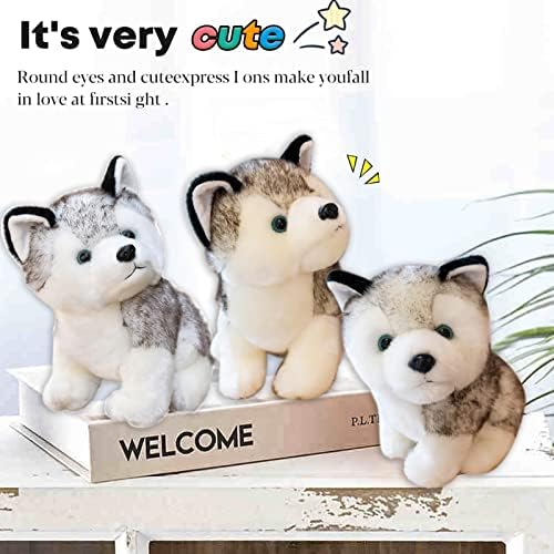 79 Inch Plush Husky Pillow Toy for Kids