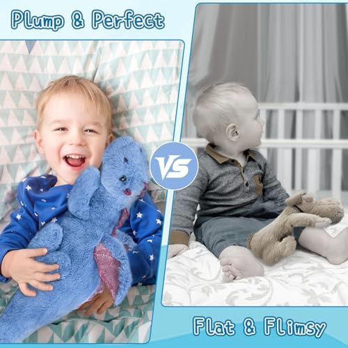 Blue Soft Dragon Plush Toy 2Lbs 275