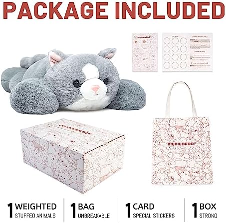 Niuniu Daddy Weighted Cat Plush Pillow