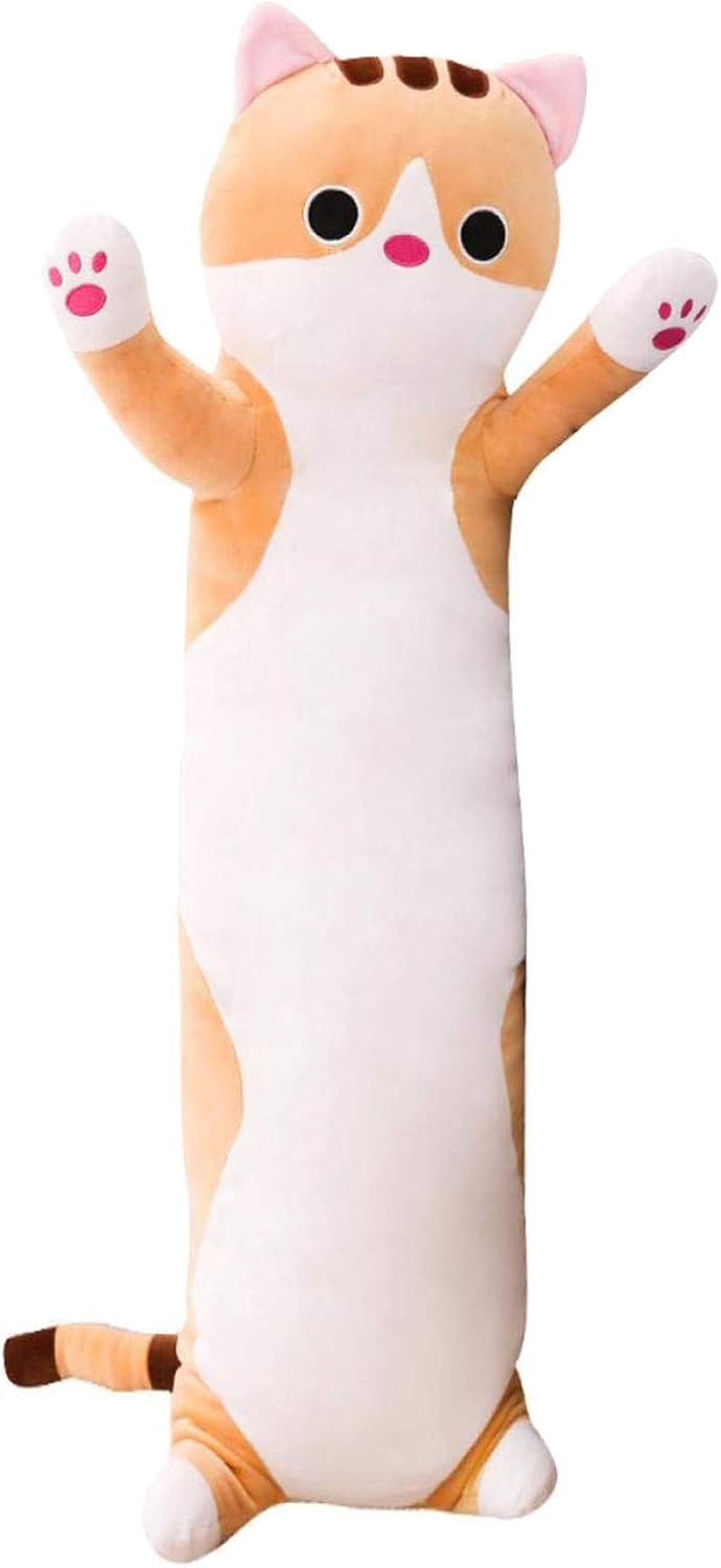 123Arts Cartoon Cat Soft Plush Pillow