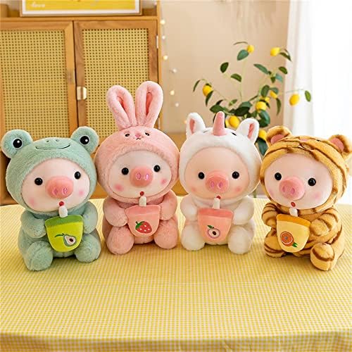 LANFIRE Pig Plush Pillow Dressed as Frogs Tigers Rabbits Unicorn