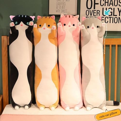 Somao Long Cat Plush Pillow Hugging Toy
