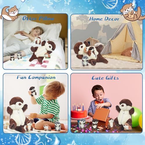 5 Pcs Sea Otter Plush Set