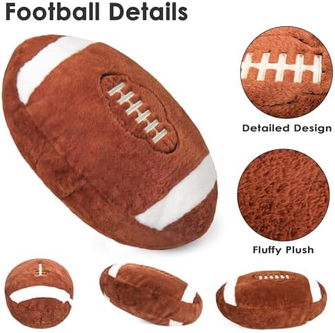 Wepop 18in Football Plush Pillow