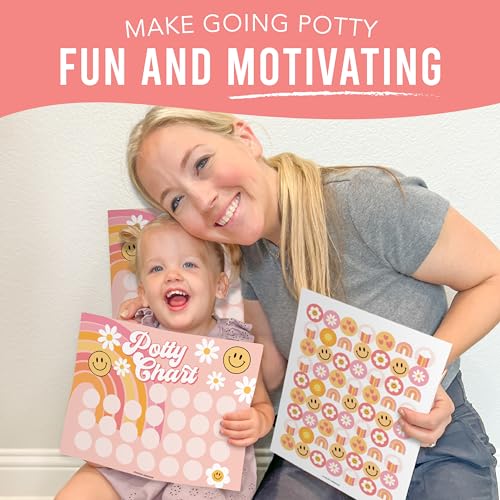 Hadley Designs Retro Potty Training Chart for Toddler Girls 1