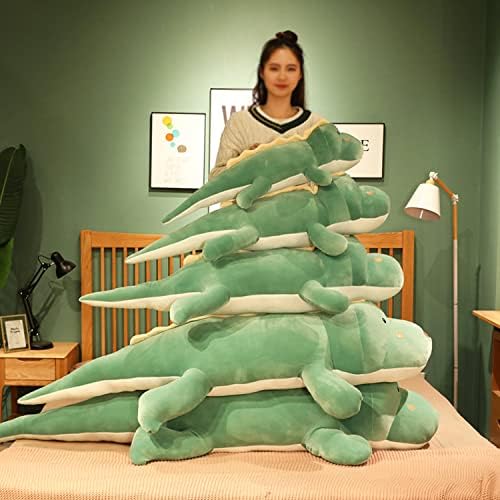 Green Dinosaur Plush Pillow for Kids