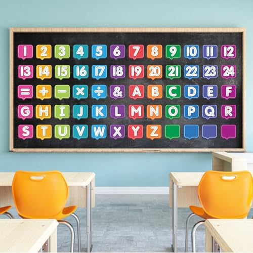 FLYAB Alphabet Number Wall Stickers 1