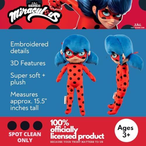 Franco Miraculous Ladybug Plush Pillow