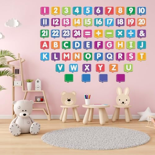 FLYAB Alphabet Number Wall Stickers 1