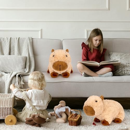 Capybara Plushie Pillow for Kids 9 Inch